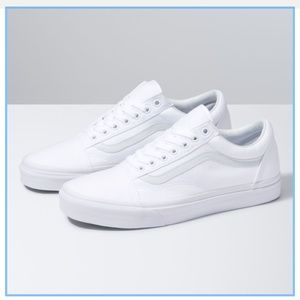 CANVAS OLD SKOOL VANS WHITE